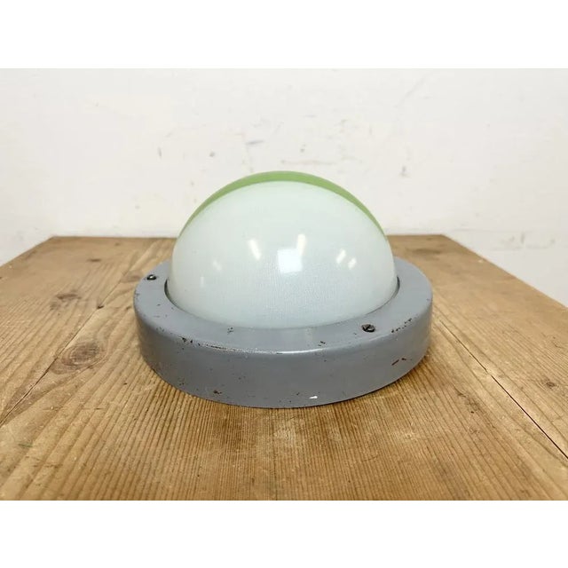 1970s Vintage Emergency Wall or Ceiling Light from Elektrosvit, 1970s For Sale - Image 5 of 13