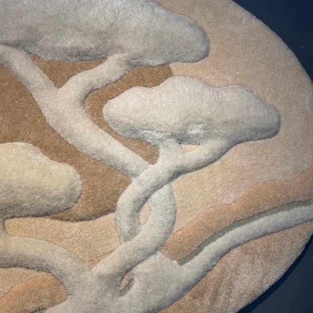 1970s 1970s Tree of Life Rug Fiber Art Wall Hanging, Frank Lane Attributed For Sale - Image 5 of 5