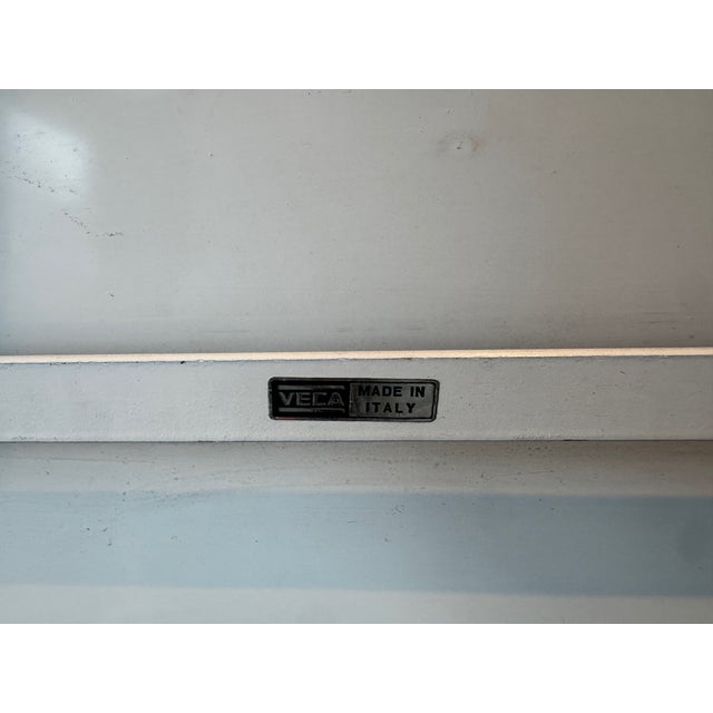 Italian Blue Glass Wall Mirror by Veca, 1970s For Sale - Image 4 of 11