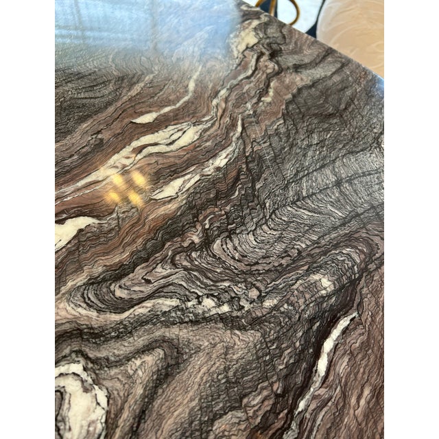 Marble “Eye” End Table Attributed to Roche Bobois For Sale - Image 10 of 16