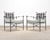 Pair of Mario Papperzini Amalfi Iron Lounge Chairs and Ottomans For Sale - Image 12 of 18