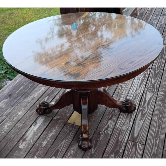 1890 Tiger Claws Round Table For Sale - Image 6 of 11
