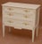 A beautifully hand-crafted and Hand Painted Chest of Three Drawers in Italian Style, With Engraved Bronze Handles.