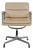Ea-208 Softpad Chair in Beige Leather by Charles Eames, 2000s For Sale