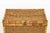 Mid 20th Century Chinese Brass Mounted Woven Wicker Chest For Sale - Image 5 of 9