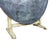 White Antique Rustic Bistro French Folding Wine Table with Metal Top, 1890s For Sale - Image 8 of 11