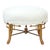 Antique French Bamboo Form Giltwood Stool For Sale