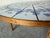 Important Bjørn Wiinblad Mid-Century Danish Modern Blue & White Ceramic Tile Top Round Coffee Table For Sale - Image 10 of 12