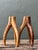 Vintage Carved Wood and Brass Antler Candlesticks - A Pair For Sale - Image 10 of 12