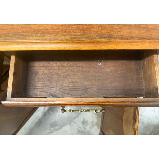 1920s Antique Louis XV Style French Provincial Walnut Enfilade Buffet Cabinet For Sale - Image 5 of 17