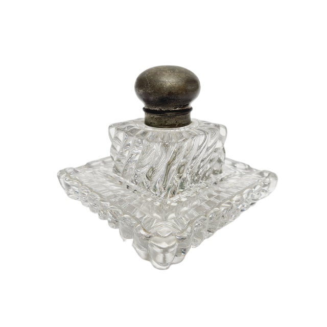 Art Nouveau Crystal Inkwell, Germany, 1900s For Sale - Image 18 of 18