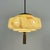 Art Deco Cream Marbled Opaline and Burnished Metal Tassel Pendant Light, 1930 For Sale - Image 4 of 18