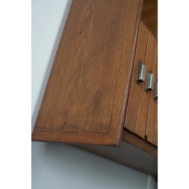 Vintage Dutch Oak Apothecary Cabinet, 1950s For Sale - Image 16 of 18