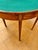 Neoclassical Demi-Lune Table with Green Leather Top, 1940s For Sale - Image 12 of 13