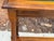1970s Walnut Two Tier Glass Top Console Table With Faux Caning Shelf For Sale - Image 9 of 12