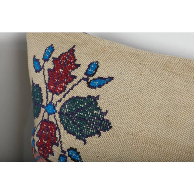 Turkish Patchwork Cushion Cover - a Pair For Sale - Image 4 of 5