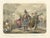 After Fossey, Swiss and Tyrolean Costumes, Fiancés of Fribourg and Tyrolean Figures, 1845, Lithograph For Sale