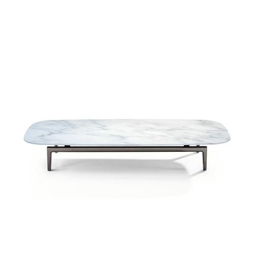 Volage Ex-S Coffee Table in Marble and Aluminium Base by Philippe Starck for Cassina For Sale - Image 18 of 18