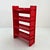 Red Modular Jeep Bookcase by De Pas, D'Urbino and Lomazzi for BBB, 1970s, Set of 4 For Sale - Image 4 of 13