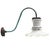 Metal Copper Green and Enamel Converted Gas Wall Lamp, 1900s For Sale - Image 7 of 7