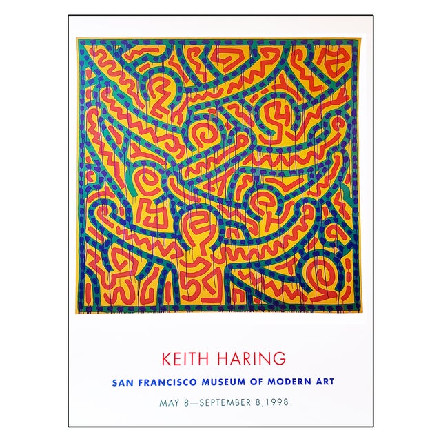 Keith Haring, San Francisco, Original Screenprint, 1998 For Sale