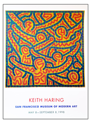 Keith Haring, San Francisco, Original Screenprint, 1998