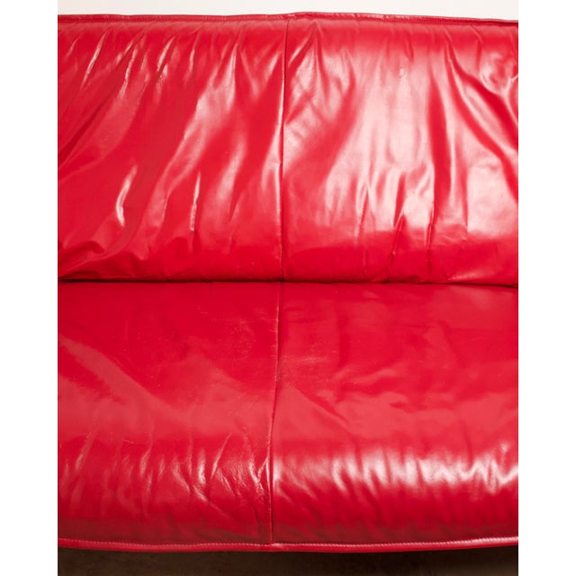 Animal Skin Vintage Ambassador Sofa by Nicoletti Salotti, Italy, 1980s For Sale - Image 7 of 12