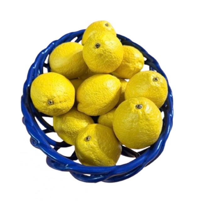 14 Vintage Italian Large Stone Shapes Lemons For Sale In Miami - Image 6 of 7