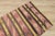 1950s Traditional Primitive Red Striped Kilim Runner Rug For Sale - Image 10 of 13