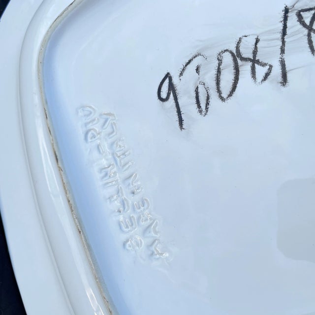 Post Modern Italian Bellini Piu Fish Serving Platter For Sale In Columbia, SC - Image 6 of 8