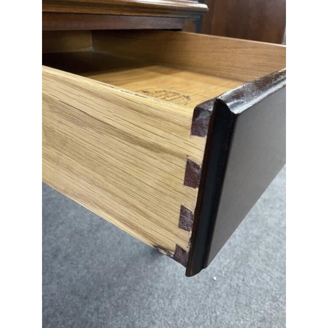 Vintage Hickory Chair Mahogany Side Table, James River Collection For Sale - Image 6 of 7
