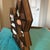 Wood Mid-Century Modern Geometric Mountain Wooden Curio Shelf With Natural Seashell Collection For Sale - Image 7 of 11