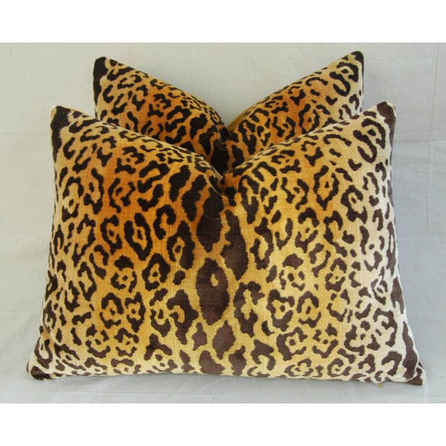 Early 21st Century Scalamandre Silk Leopardo Pillows - Pair For Sale - Image 5 of 8