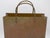 Mid Century Modern Brass Tote Bag Magazine Rack For Sale - Image 9 of 11