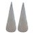 Pair of White Pin Stripe Murano Glass Lamps by Vetri For Sale - Image 12 of 12