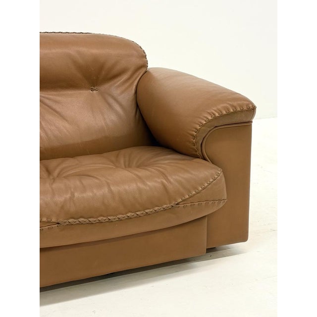 Vintage Camel Brown DS-101 Armchair from de Sede, 1970s For Sale - Image 15 of 18