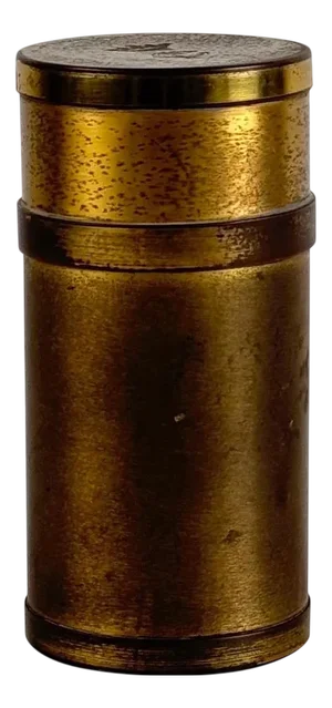 Small Round Brass Box by Gabriella Crespi, 1960s