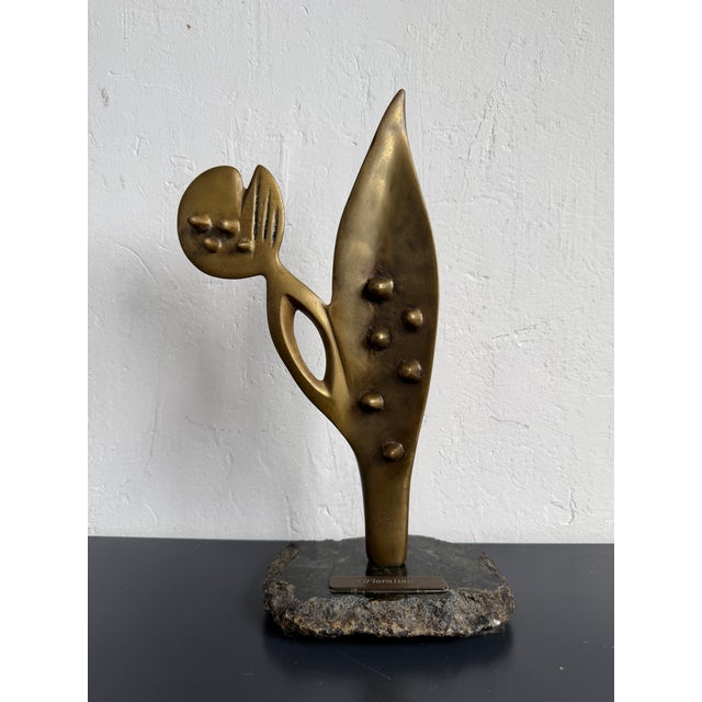 1980s Yone Di Alerigi Brazilian Modern Flower Sculpture "Floralien" - 1980s For Sale - Image 5 of 16