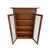 English Late 20th Century British Colonial Style Faux Tortoise Bamboo Rattan Display Cabinet Shelving Drawers Glazed Doors Vitrine For Sale - Image 3 of 8