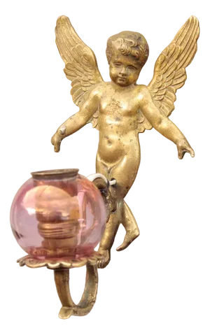 Putto Wall Lamp, Southern Germany