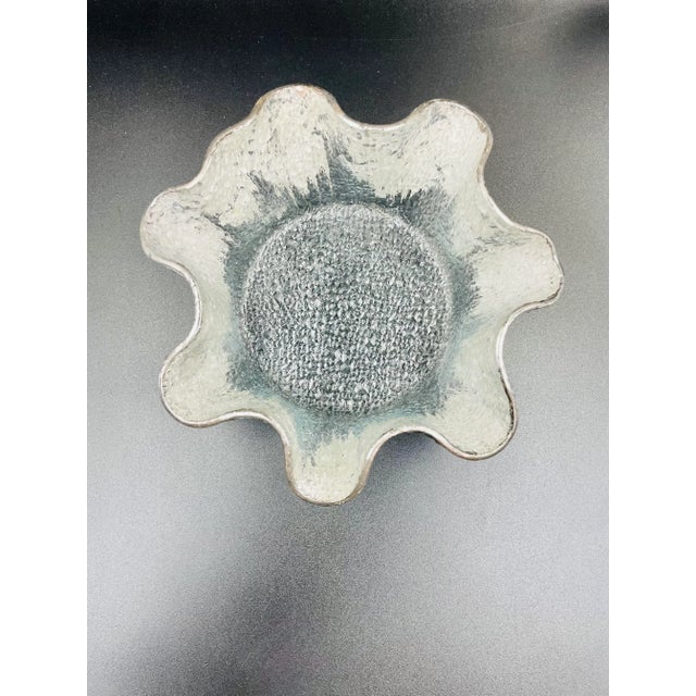 Vintage Dorothy Thorpe Silver Overlay "Atomic Splash" Platter & Matching Bowl For Sale In Los Angeles - Image 6 of 13