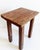 Spanish Colonial Rustic Oak Stool For Sale - Image 10 of 18