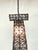 Vintage Mid-Century Large 7 Foot Beaded Glass Floor Lamp in the Form of the Eiffel Tower For Sale - Image 4 of 11