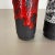 German Pottery Fat Lava Vases Black Red & White from Jopeko, 1970s, Set of 2 For Sale - Image 11 of 18