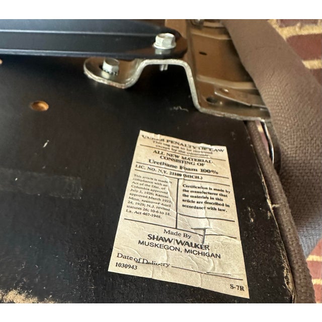 Shaw-Walker Mid Century Modern Executive Desk Chair For Sale - Image 11 of 12