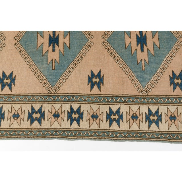 Antique Handmade Vintage Carpet For Sale - Image 10 of 10