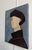Ambiguë, Contemporary Geometric Portrait Oil Painting, Framed by Sophie Dumont For Sale - Image 4 of 8