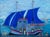 1990s Joop Plasmeijer, Boat, Oil on Canvas, 1999 For Sale - Image 5 of 5