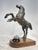 Bronze Horse Sculpture with Walnut Base and Reception Bell, 1940s For Sale - Image 11 of 18