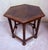 1930s Spanish Hexagonal Wood Side Table with Turned Legs, 1930 For Sale - Image 5 of 10